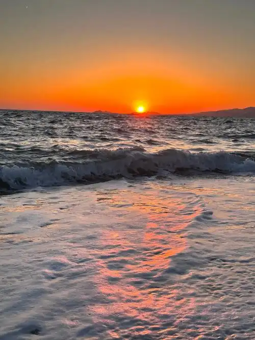 monday 海边98  大风02 日落98 #治愈系风景  - 抖音