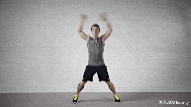 伏地挺身:完成一个伏地挺身;屈腿收腹跳:屈腿,向前跳,成为一个俯卧