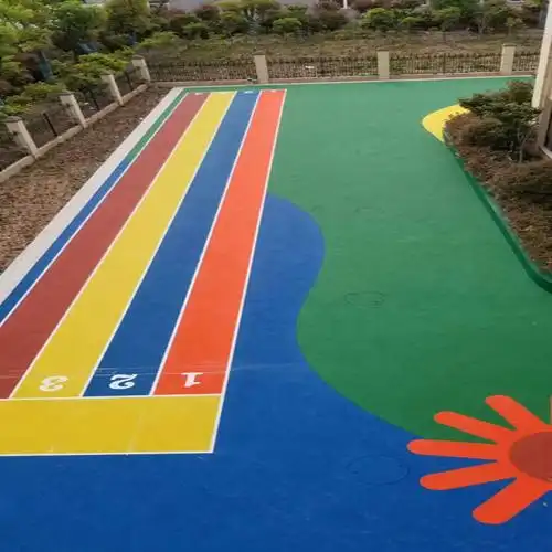 双层彩色epdm 跑道耐磨材料 环保epdm塑胶地面