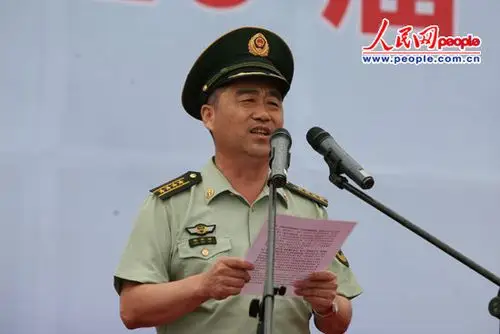 公安部边防局局长郭铁男出席大会并发表动员讲话 马云龙 冯立峰 摄