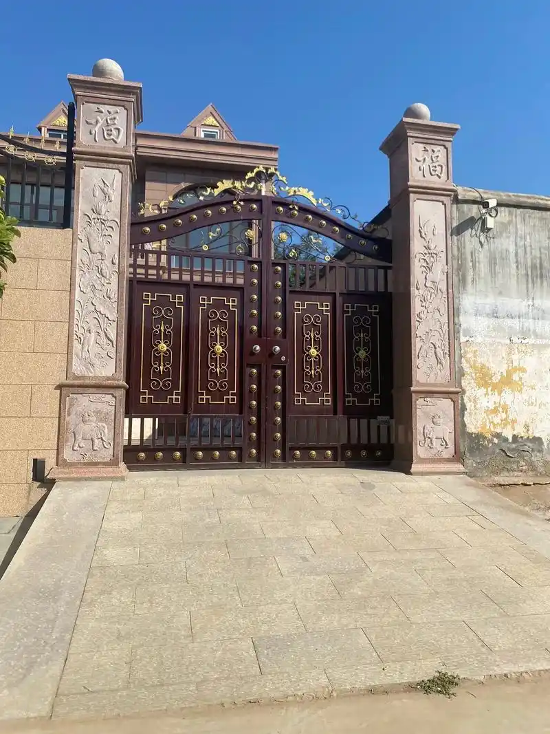 支持定做各种尺寸 #别墅大门柱子效果图 别墅庭院罗马柱大理 - 抖音