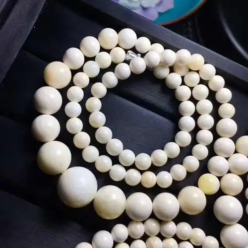 批发天然象牙白色石珠 keshi tridacna 珠宝 diy 5-14毫米链项链手链