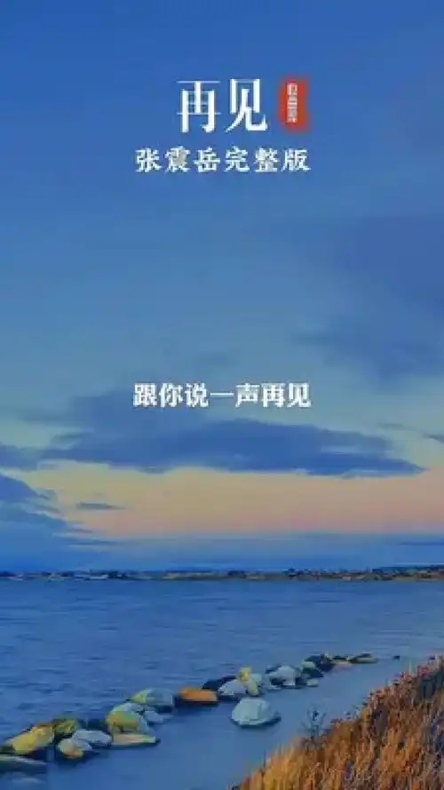 张震岳的《再见》唱尽离别的不舍和眷恋,青春让人回味!