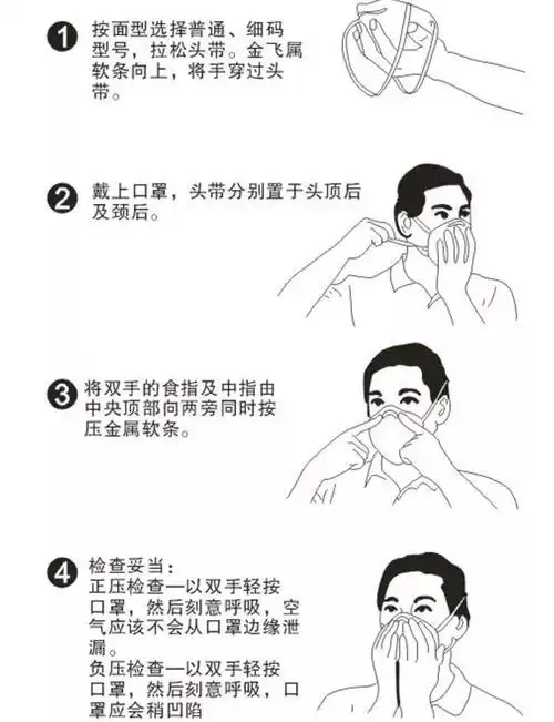 是时候复习一下 戴口罩的正确方式了!