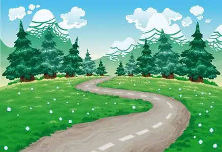 蜿蜒小道图片