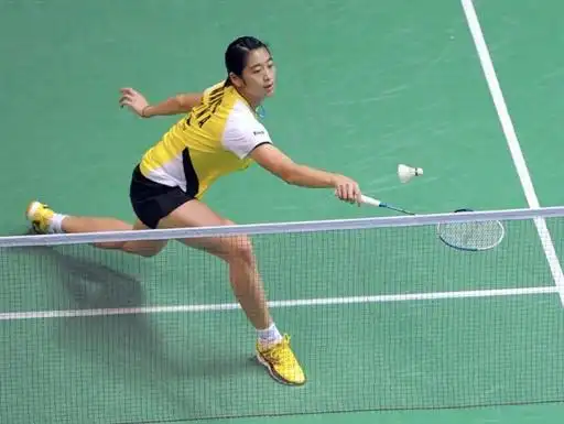 6羽毛球反手挑后场球慢动作演示