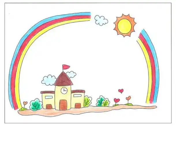 简单漂亮的手抄报好看的手抄报边框设计素材好看的白鸽手抄报边框设计