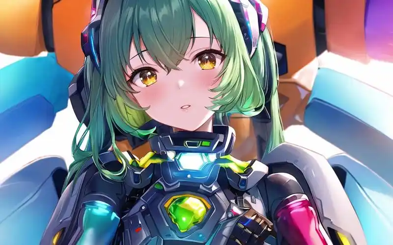 【4k】女孩和机器人 ai作品合集 46 其他图在专栏和动态