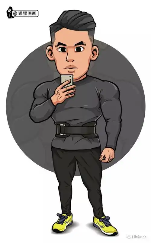 中国小伙创作的q版肌肉漫画把网友萌翻了