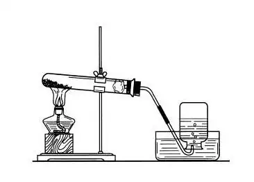 初中化学 用高锰酸钾溶液制取氧气,使用了哪些仪器?