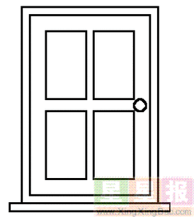 漫画中的门简笔画向外打开的门简笔画大门简笔画怎么画大门简笔画好看