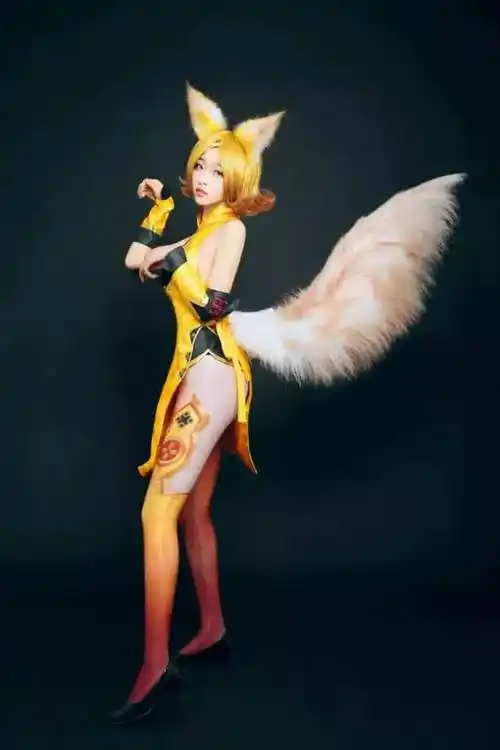 cosplay少女妲己,颜值妲己愿意为你做一切,主人~|小可|coser|动漫