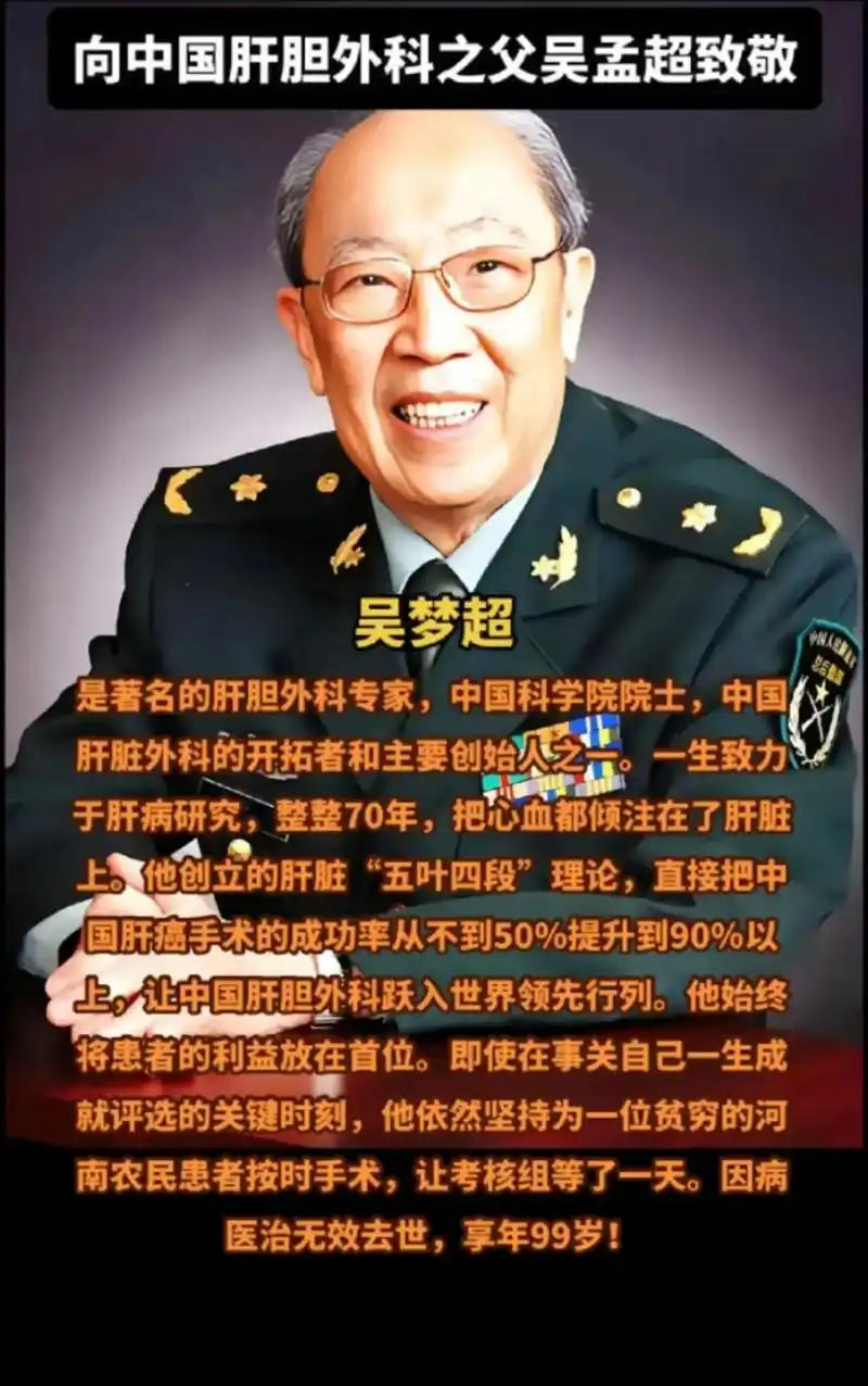 吴孟超先生,您是中国肝脏外科的奠基人,用一双灵巧的手,为无数