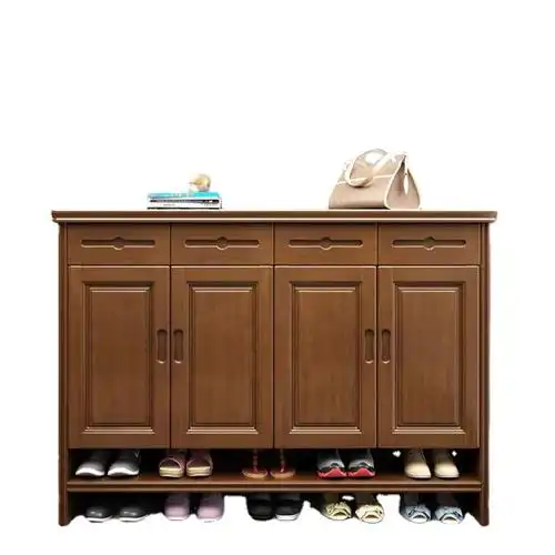 鞋柜特价清仓家用门口实木鞋柜玄关进门鞋柜实木大容量超大鞋柜