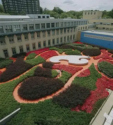 城市景观方案及实景图,效果图-办公环境花池景观-设计师图库