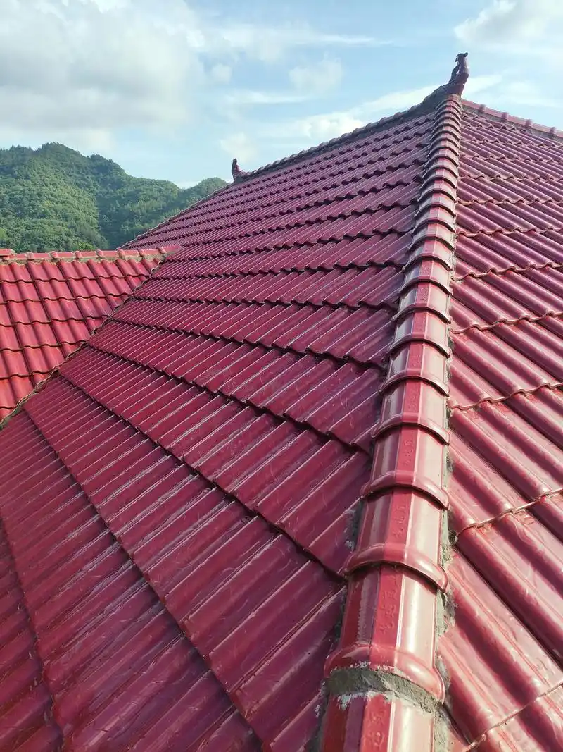 景德镇龙达琉璃瓦品质保证#斜坡屋顶效果图大全