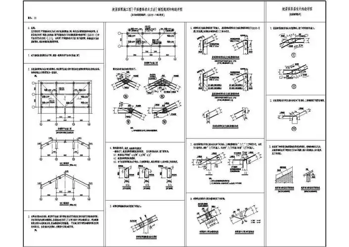 坡屋面结构平法表示和详图
