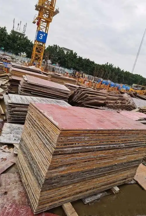 回收出售二手木方建筑模板铺路板木架跳板