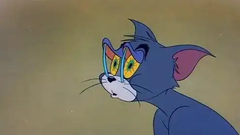 猫和老鼠,汤姆瞌睡到极致,竟然拿牙签支着眼睛