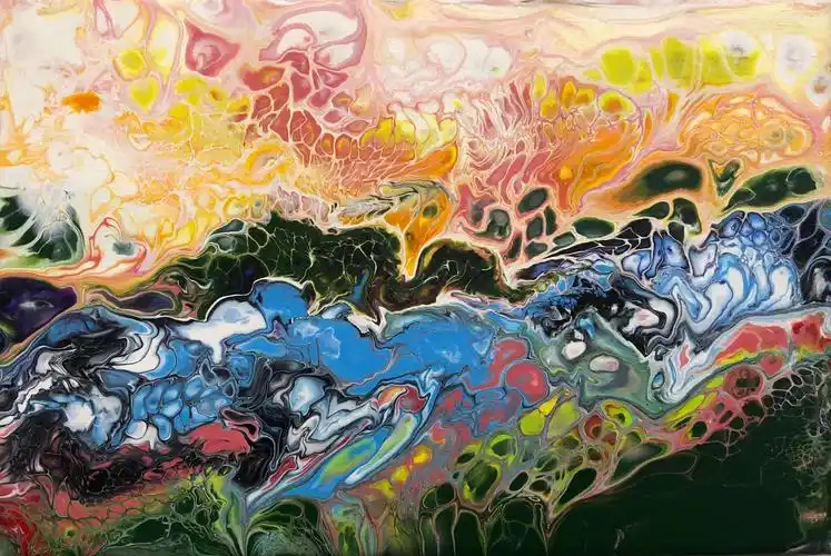 色彩无形-严会会抽象作品赏析 - 美篇