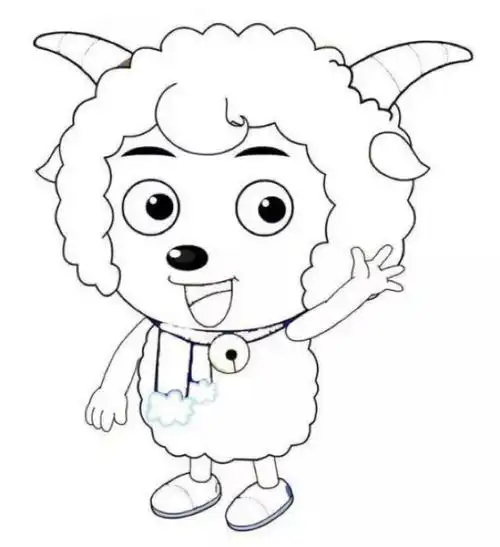 喜洋洋简笔画图片大全