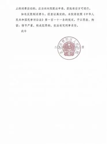 优信二手车cfo及法人曾真被北京朝阳法院限制消费