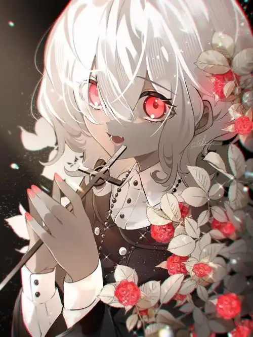 优雅的红发少女!岛国画作师chilcy的插画作品推荐,p站画作师-www.