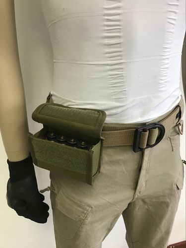 新款多功能战术molle腰袋包 迷你子弹的弹药袋 10孔散弹袋