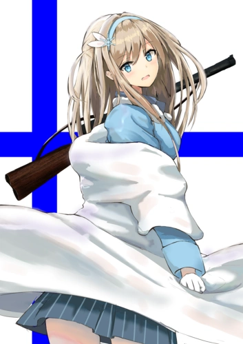 "新伙伴,不会是那些野蛮人吧"少女前线美图-索米专场(2)