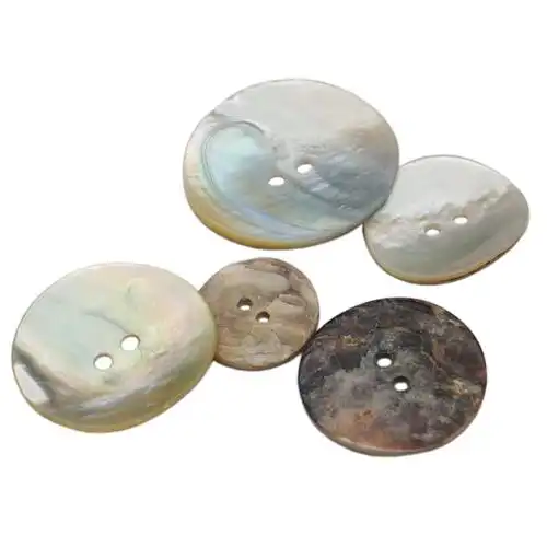 扣子贝壳两眼原色马氏贝衬衫纽扣针织衫纽扣