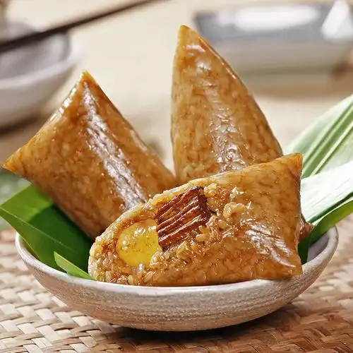 知味观新鲜手工栗子子鲜肉粽端午节板栗嘉兴风味粽子