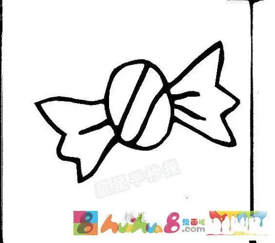 米简笔画 糖简笔画 简单