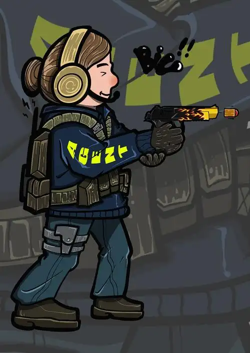 csgo游戏人物画q版