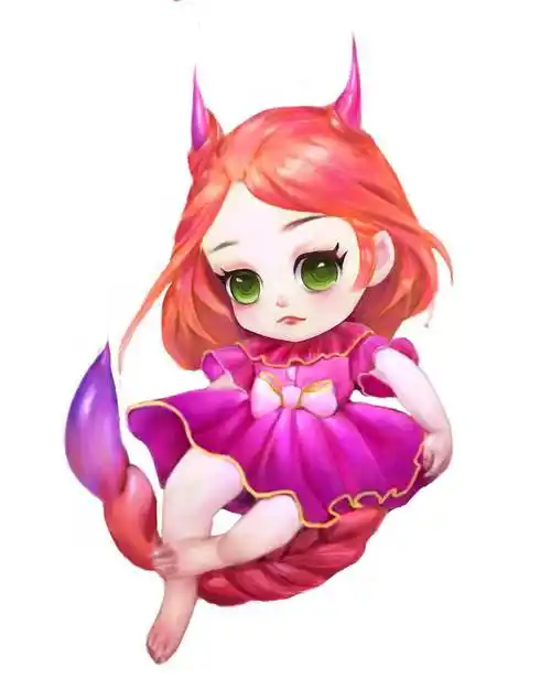 卡通插图风格十二星座之天蝎座png免抠图片