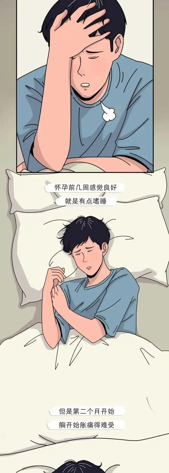 男人生孩子的全过程,你能接受吗?女生们快来看看(漫画诠释)