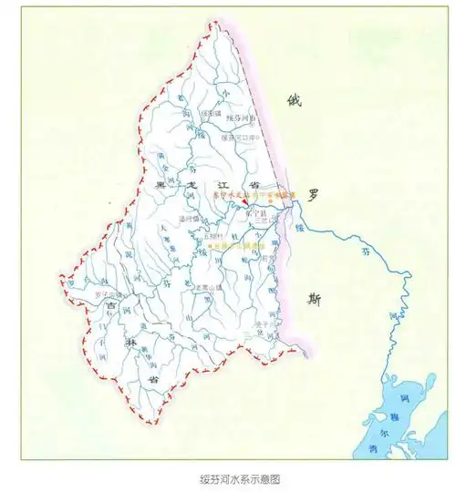40图带你了解黑龙江省河流水系