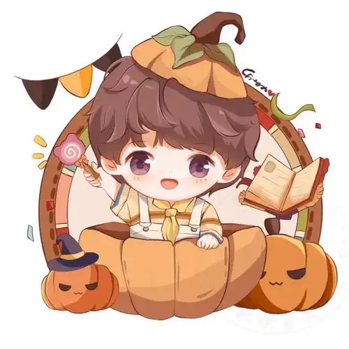 摸了个可爱的万圣节宝宝刘宇真的没有抵抗力呀#刘宇  #萬聖節  #卡通