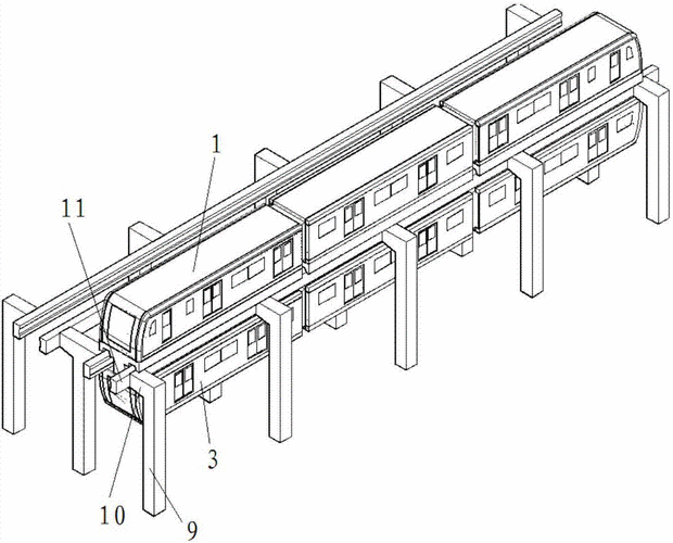 双层双轨列车,车用轨道及交通系统技术方案