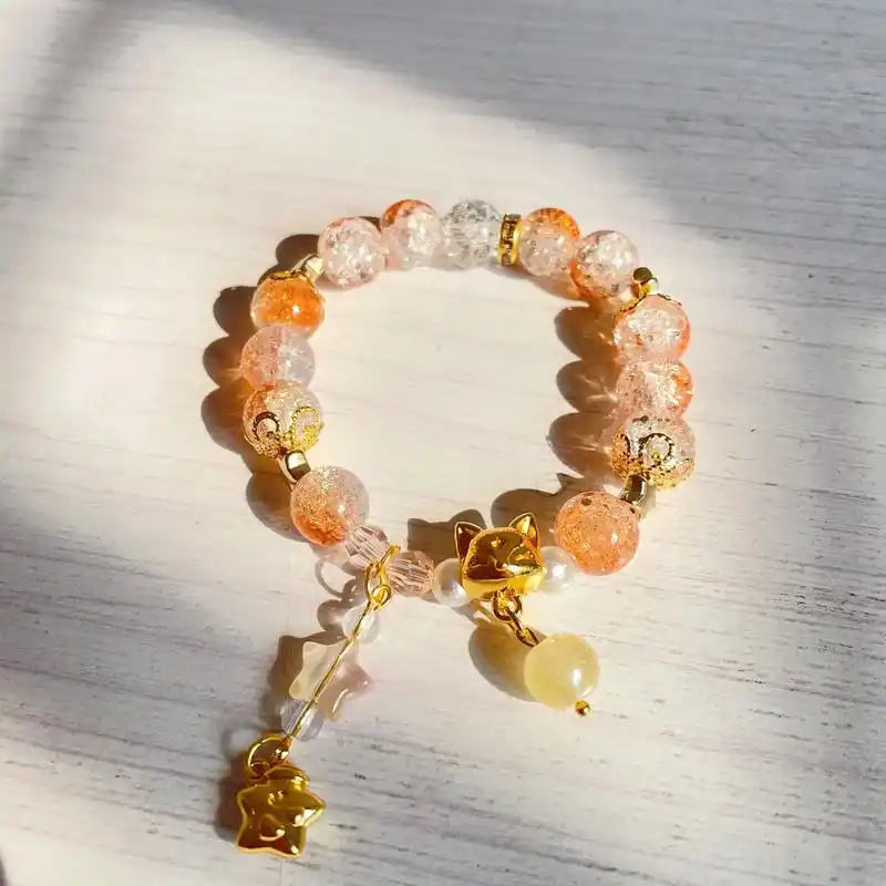 客定分享|丁程鑫应援色手链 来自一个姐妹的客定,定制的是程鑫的应援