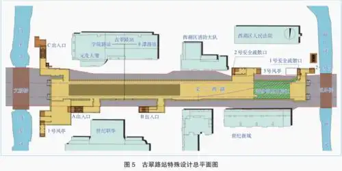 复杂边界条件下地铁车站特殊设计