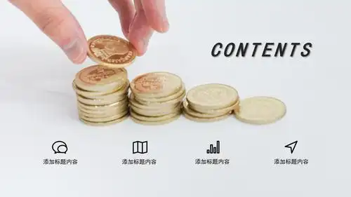 简洁明了金融行业财务报告书ppt模板