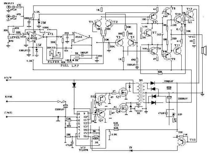 有源超重低音炮的制作