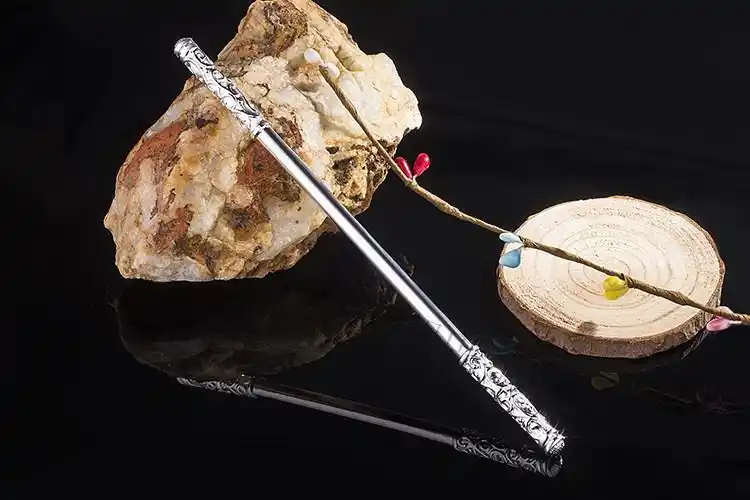 新品如意金箍棒摆件定海神针齐天大圣孙悟空茶宠可放鱼缸造景装饰