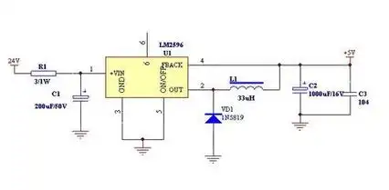 【高分】24v转5v电路