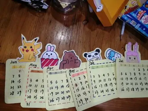 "快乐的数学,创新的数学"数学学科展示活动——制作创意日历活动 启明