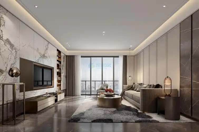 样板间效果图:客厅