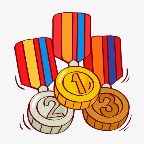 关键词 : 卡通手绘,水彩,勋章,金牌,奖牌,荣誉,红色