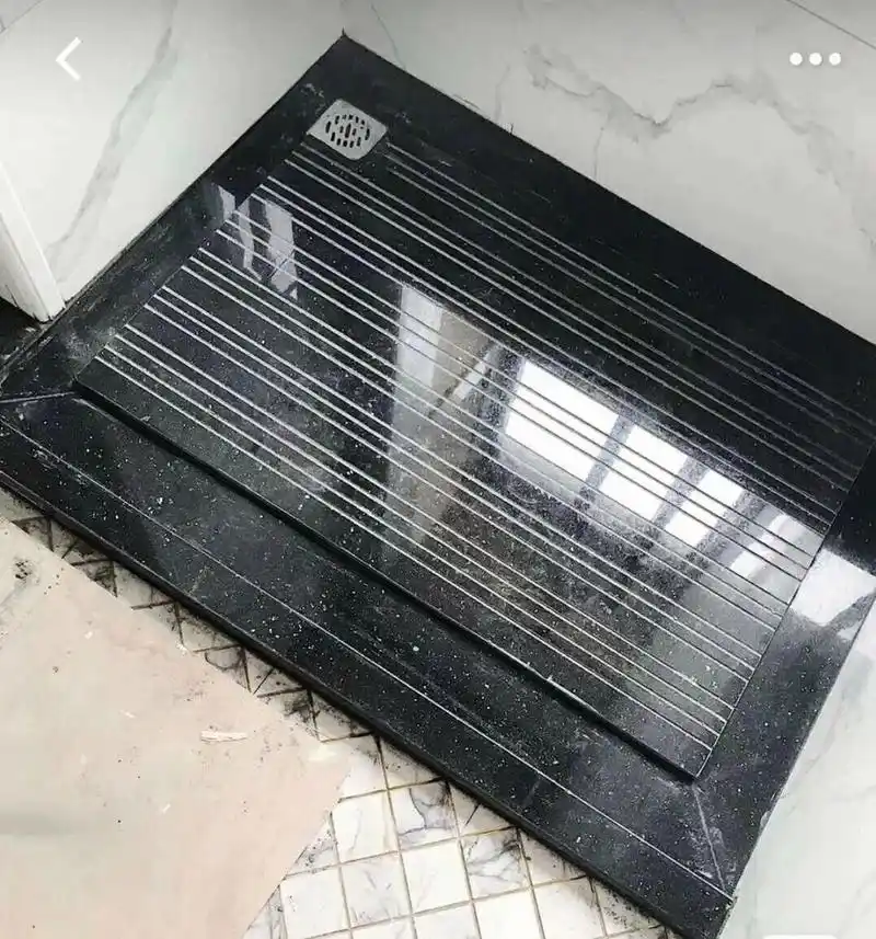 淋浴房地面-大理石拉槽 大理石拉槽 排水畅快又防滑 大理石拉槽,将
