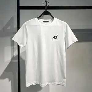 太平鸟男装专柜正品绣标纯白t恤2022秋新款纯棉针织短袖b1dac3117