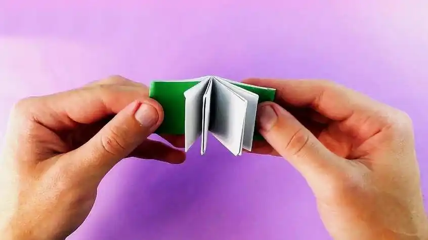 迷你小本本折纸 手工折纸大全-普车都